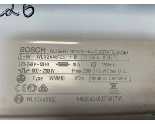 Стиральная машина узкая Bosch WLX 24461 OE с гарантией